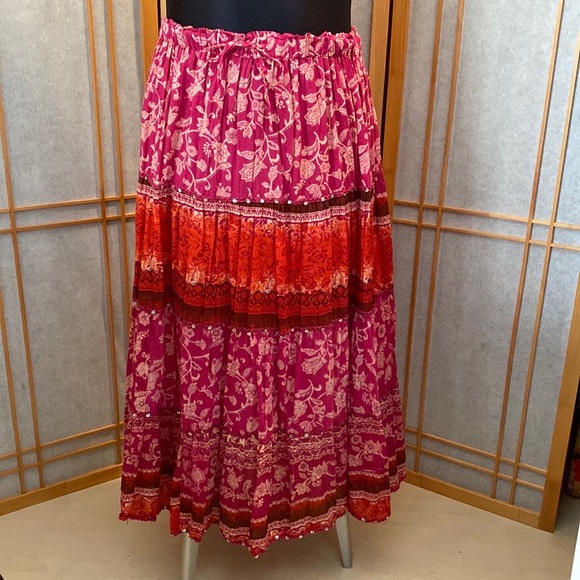 Jane Ashley Dresses & Skirts - Pretty Gauze Boho India Skirt